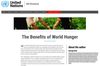 The Benefits of World Hunger