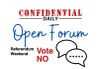 Weekend Open Forum
