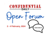 Weekend Open Forum