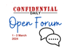 Weekend Open Forum