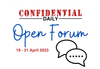 Weekend Open Forum