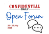 Weekend Open Forum