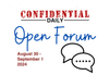 Weekend Open Forum