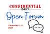 Weekend Open Forum