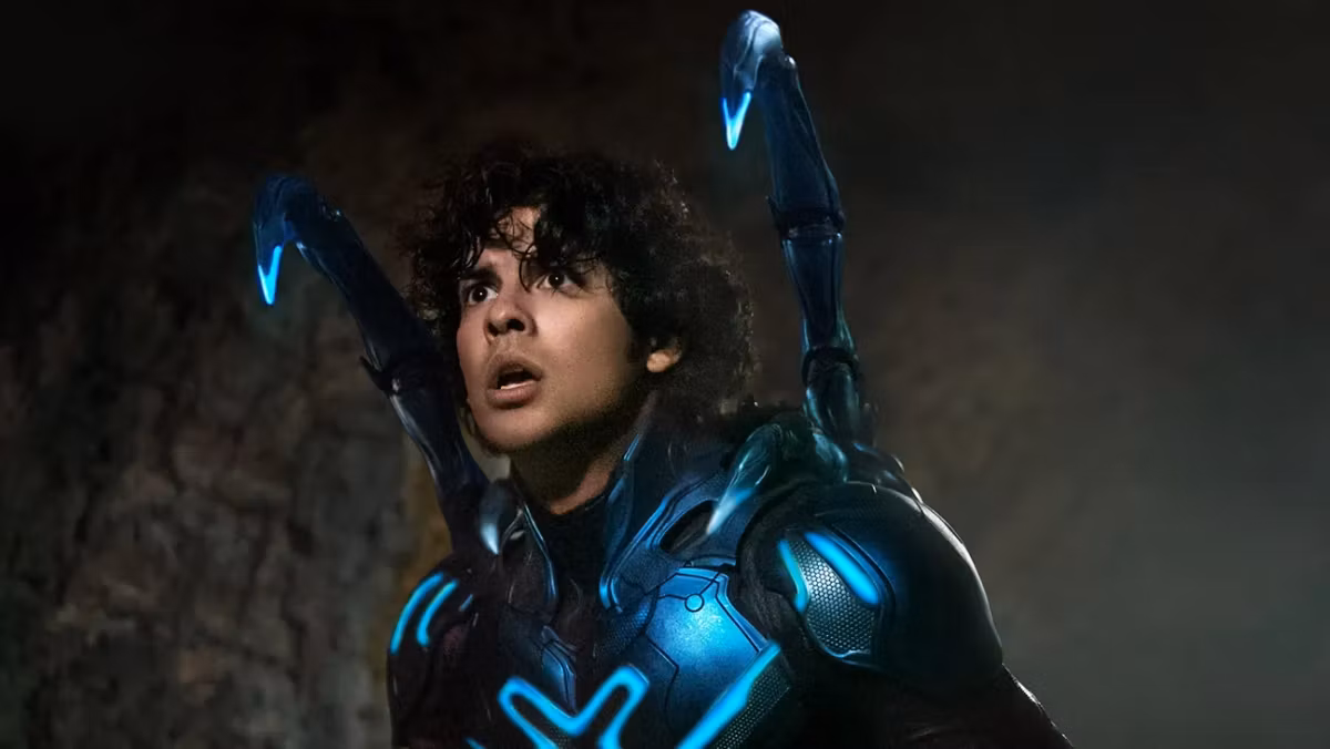In Review: 'Blue Beetle,' 'Strays'