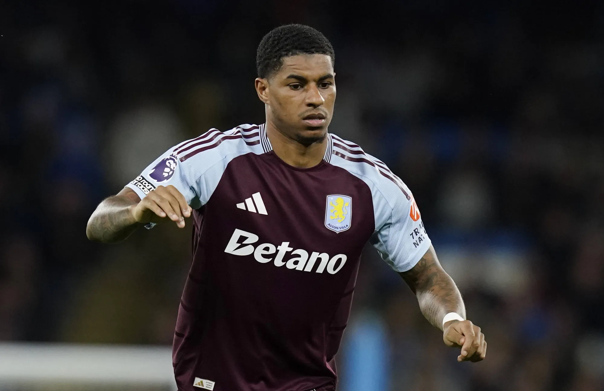 Marcus Rashford. Aston Villa.