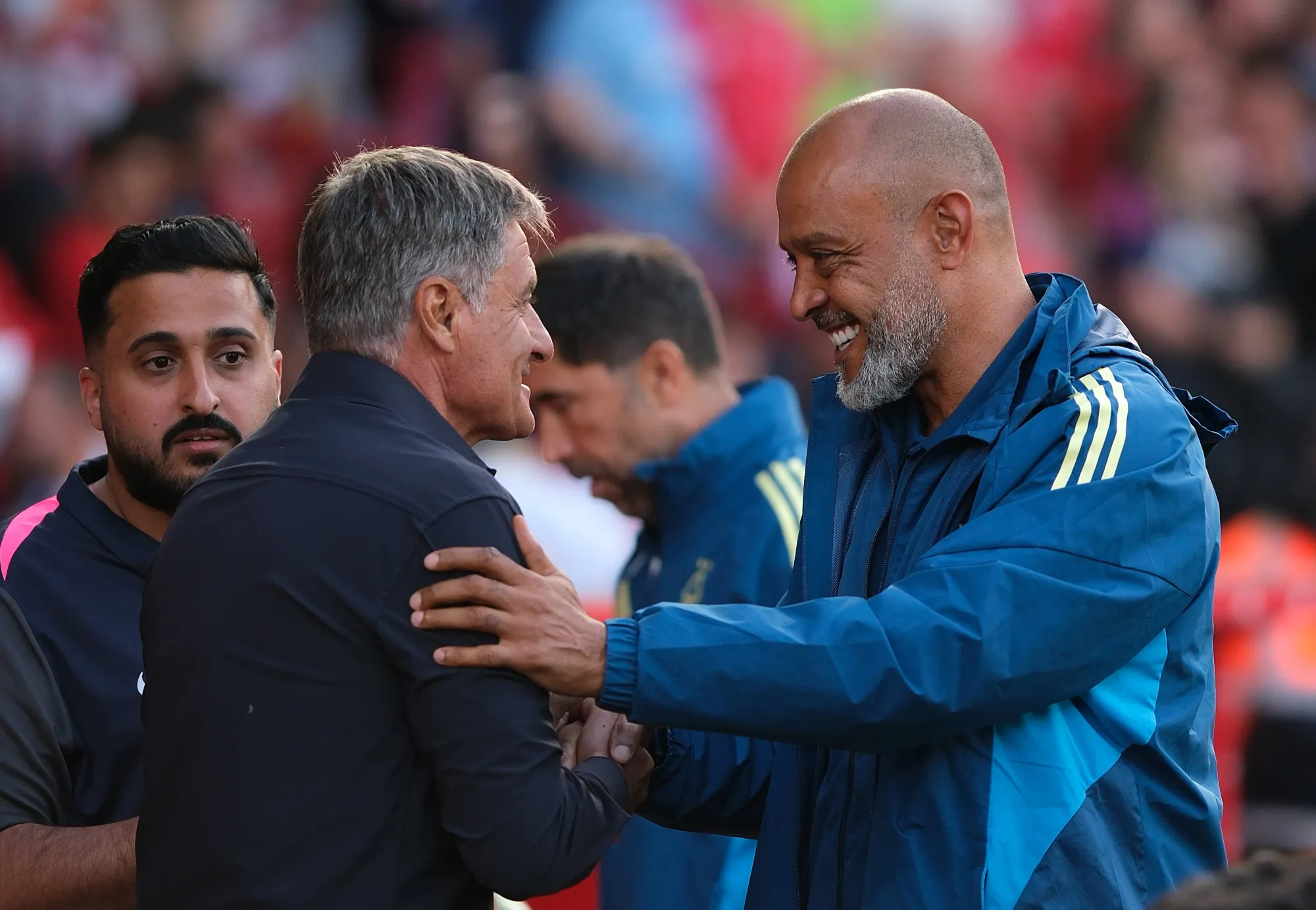 Nuno Espirito, Nottingham Forest's head coach at the City Ground