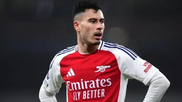 Arsenal forward Gabriel Martinelli (Bradley Collyer/PA)