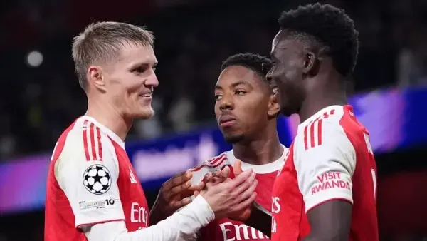 Arsenal beat Olympiacos 2-0 (Bradley Collyer/PA)