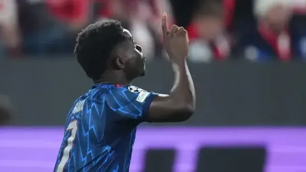 Bukayo Saka  (Petr David Josek A/P)