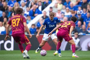 Everton 0 - AS ROMA 1: Day one Blues as Everton lose and the stadium opens. But then Grealish signs!
