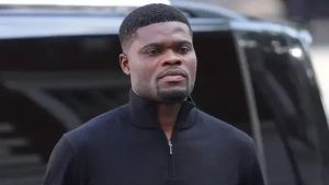 Ex-Arsenal Midfielder Thomas Partey Charged With Rape, Arrives in Court