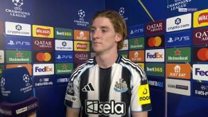 Anthony Gordon hails Barcelona duo after Newcastle’s Champions League defeat