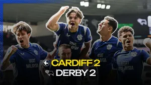 Ashford and Salech Fire Injury-Hit Cardiff to Derby Point