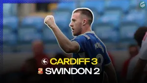 Salech Double and Moylan Debut Goal Fire Cardiff Past Swindon