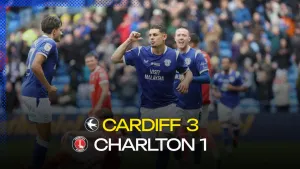 First Victory Earned as Moylan Brace Inspires Cardiff to 3-1 Win Over Charlton