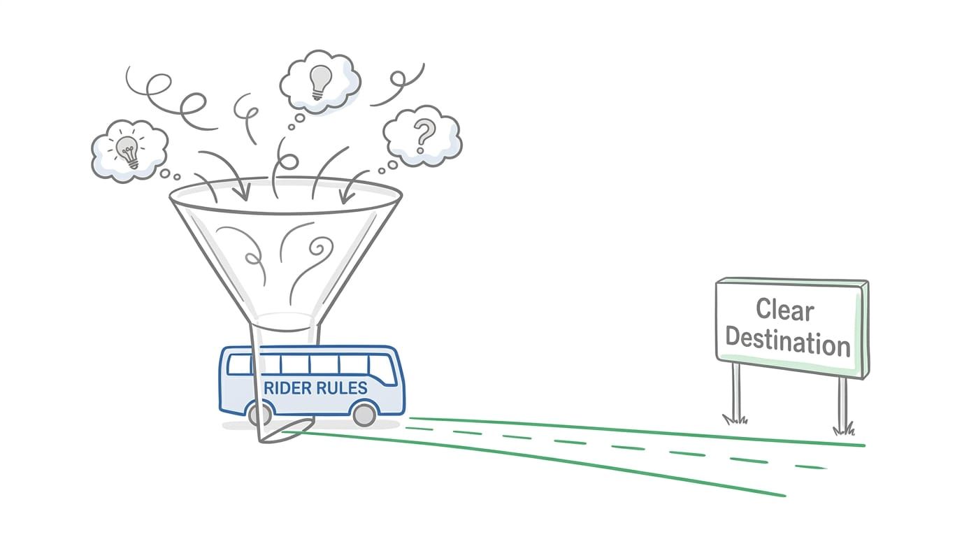 Bus Destinations and Rider Rules