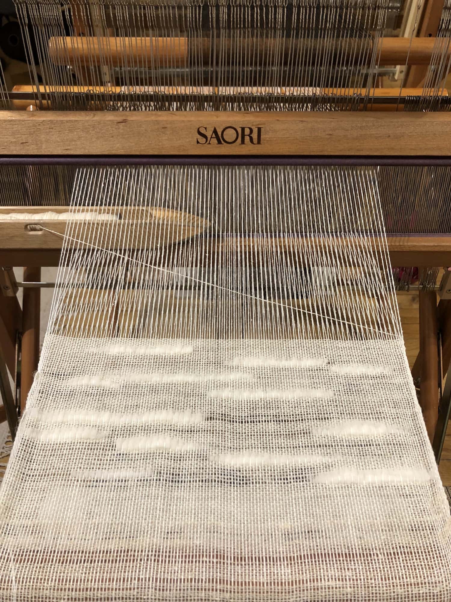 Saori weaving by Tanu Vasu (Photo: Courtesy of Tanu Vasu)