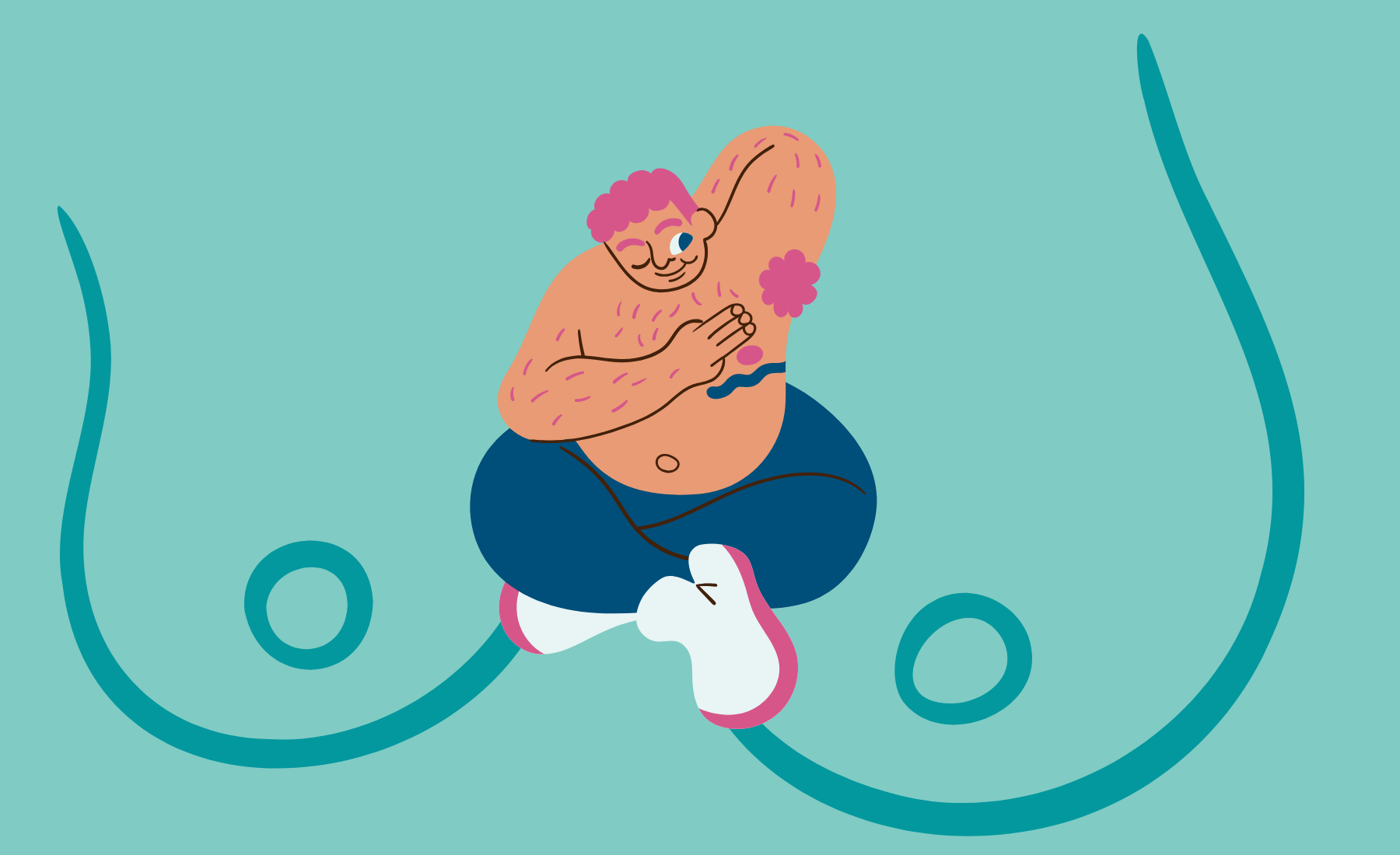 And then the doctor drew my boobs