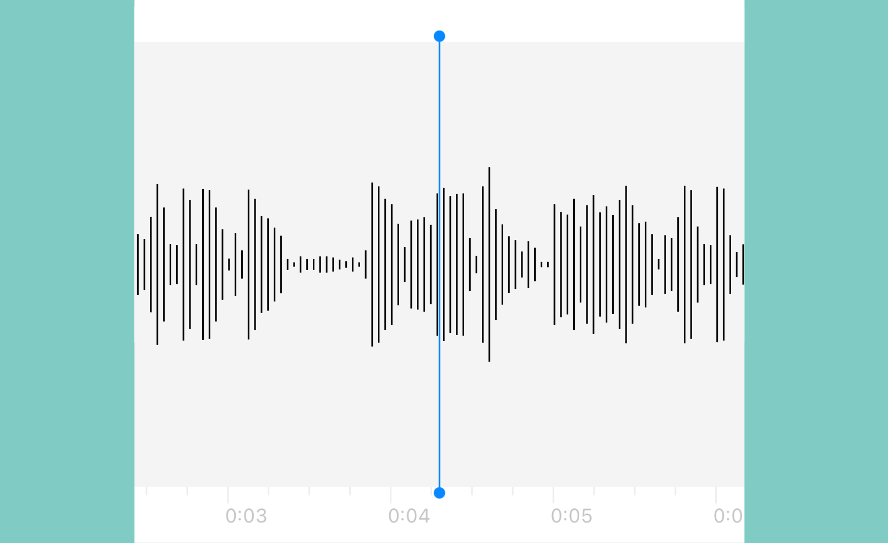 Almost four years of voice notes