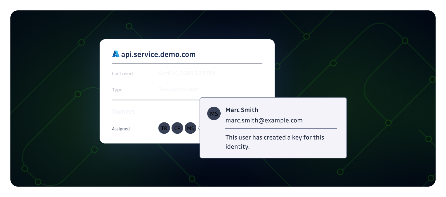 Adding an owner to an API key in GitGuardian