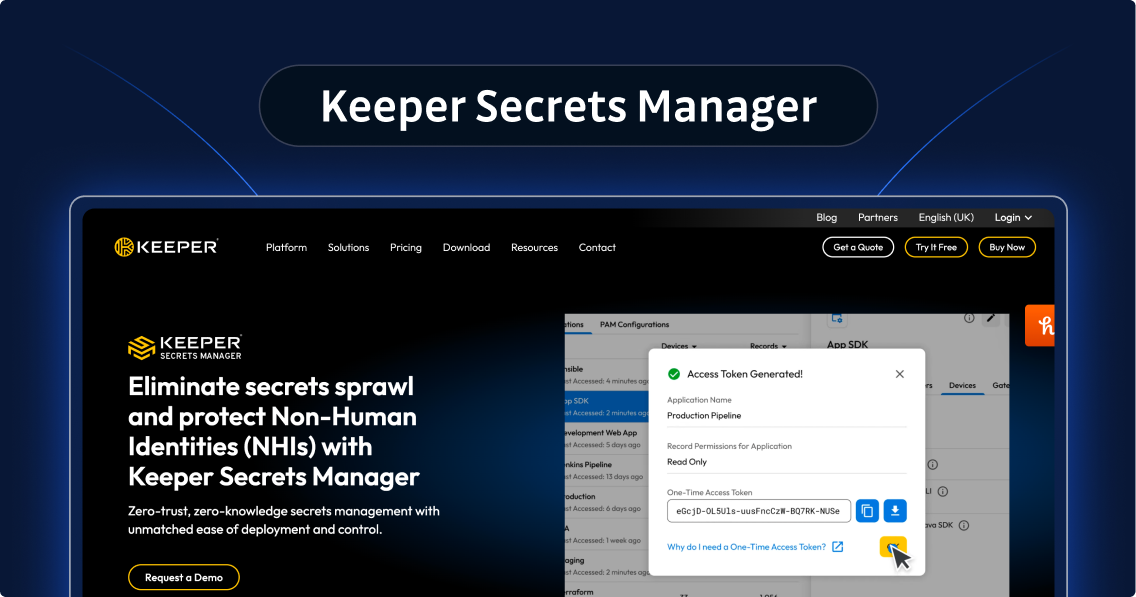 Keeper Secrets Manager