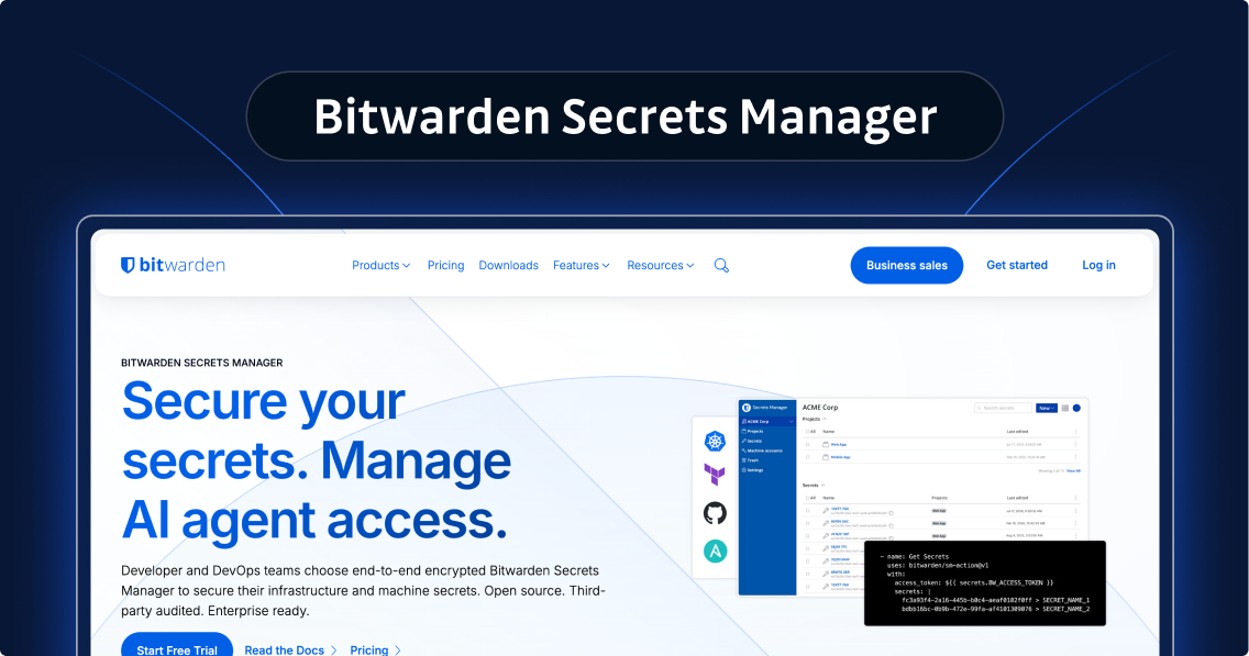 Bitwarden Secrets Manager