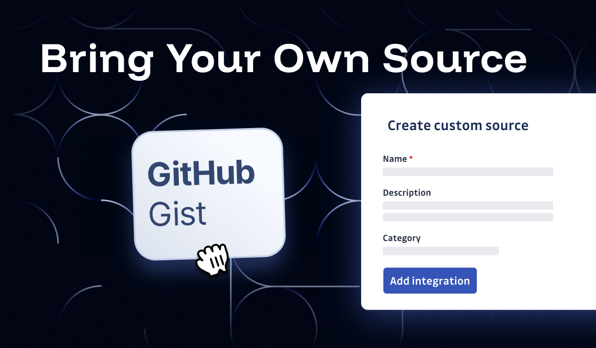 Scanning GitHub Gists for Secrets with Bring Your Own Source
