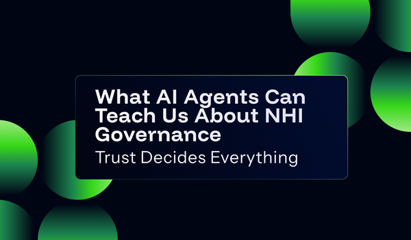 What AI Agents Can Teach Us About NHI Governance
