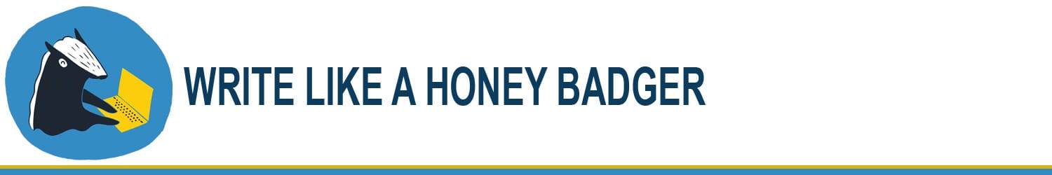 Write Like a Honey Badger Logo