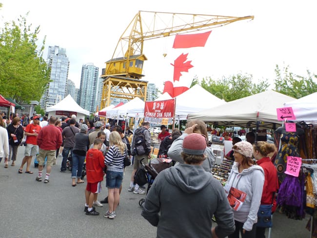 canada day on granville island
