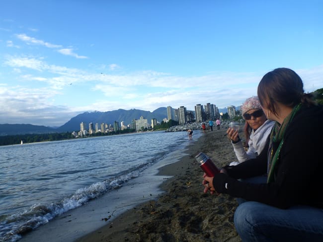 sunset at dog beach