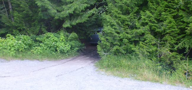 hidden spot outside