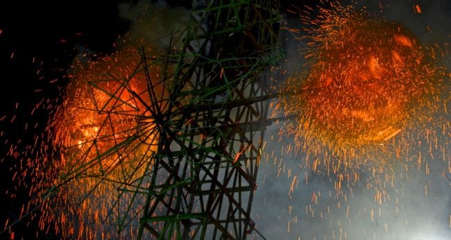 ajijic castillo fireworks2