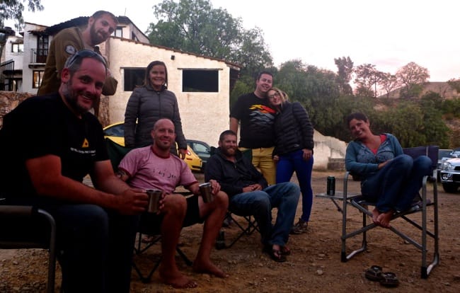 back at camp
