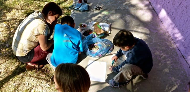 boys drawing