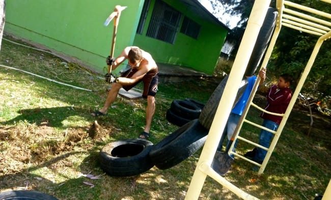 diggging trench