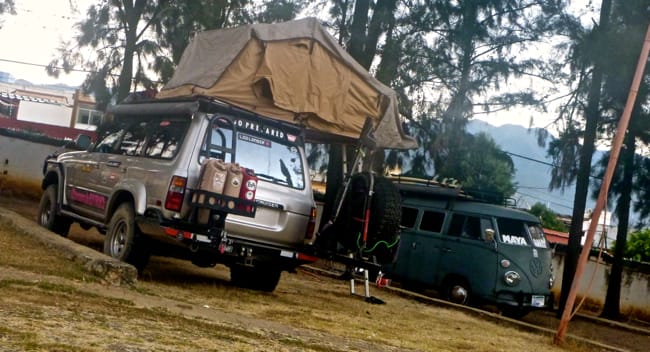 maya rally camping oaxaca