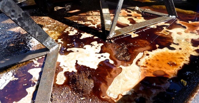 oil and water