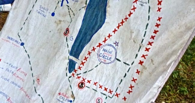 rainbow gathering map