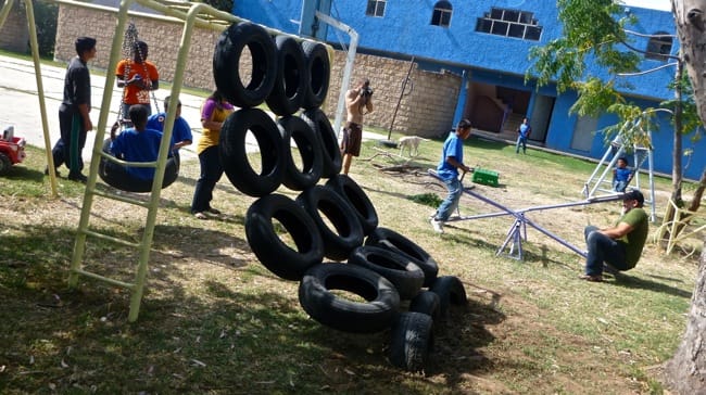 tire playground