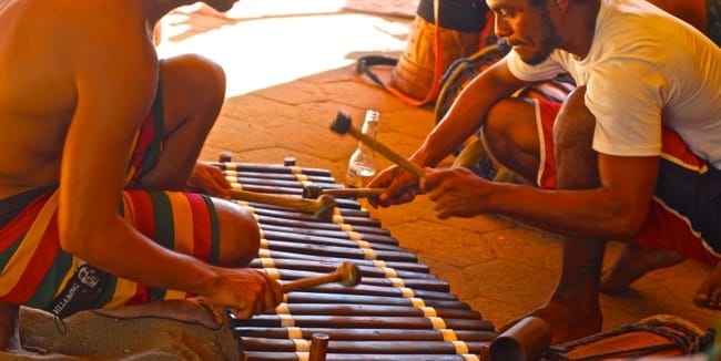 bamboo xylophone