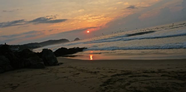 zipolite sunrise