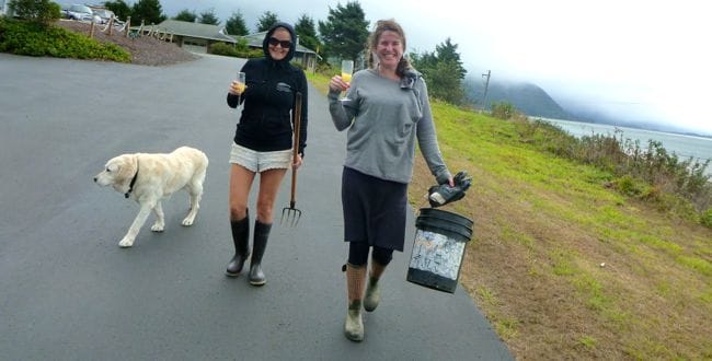 clamming
