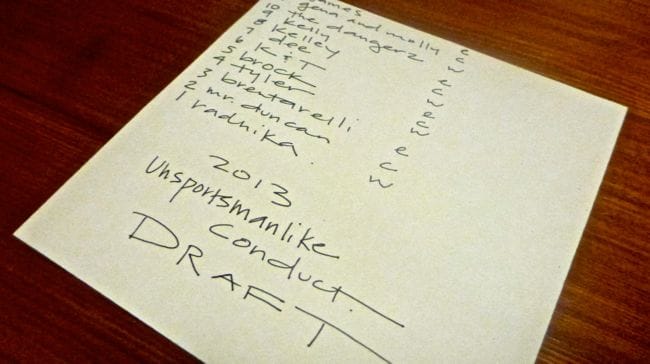 draft order
