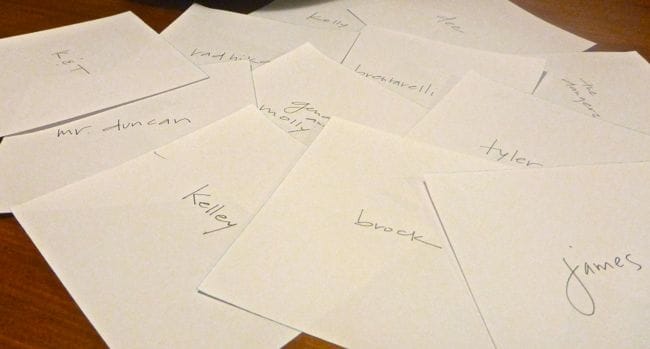 names