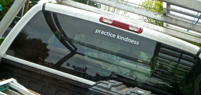 practice kindness