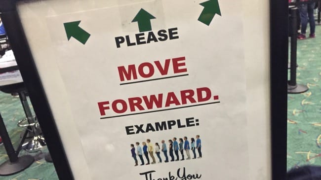 move forward