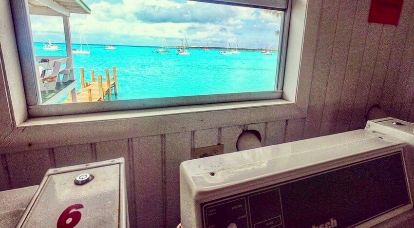 laundry with a view