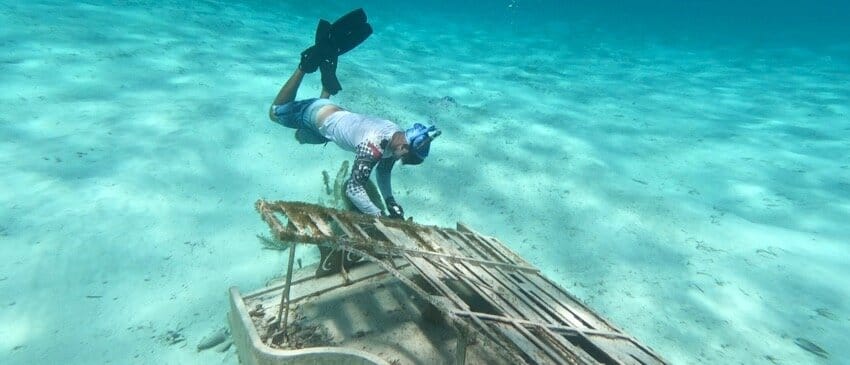 underwater piano